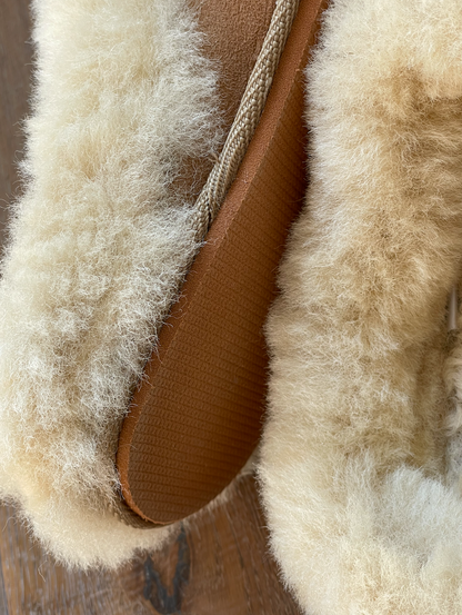 Chausson en mouton discount retourné